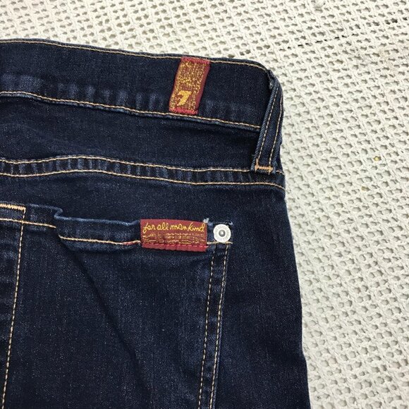 7 FOR ALL MANKIND WOMENS SKINNY JEANS SIZE 27 - Picture 5 of 9